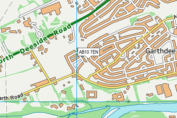 AB10 7EN map - OS VectorMap District (Ordnance Survey)