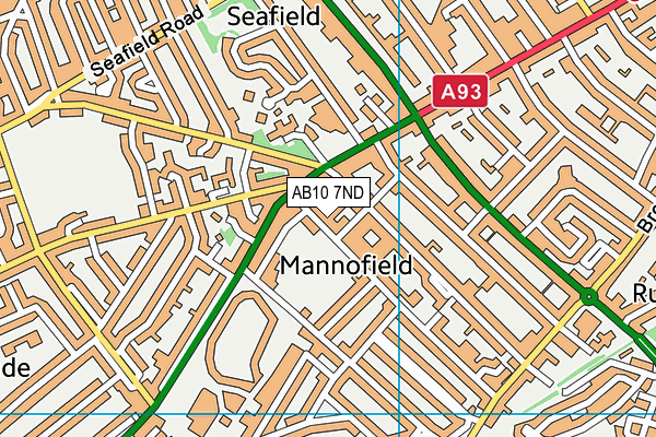 AB10 7ND map - OS VectorMap District (Ordnance Survey)