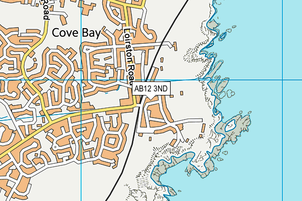 AB12 3ND map - OS VectorMap District (Ordnance Survey)