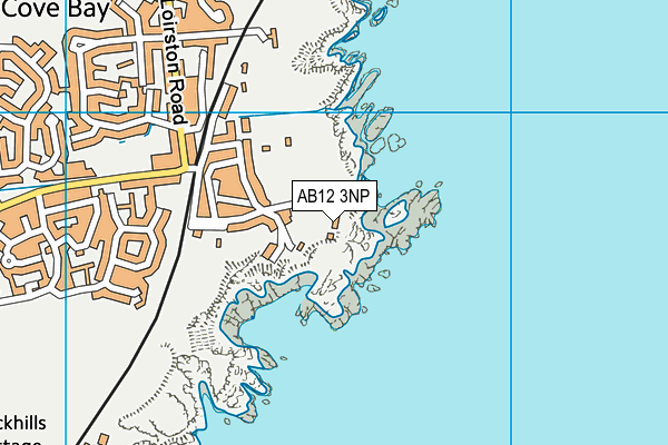 AB12 3NP map - OS VectorMap District (Ordnance Survey)