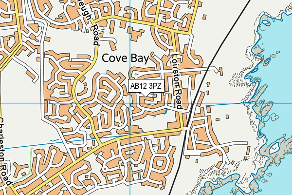 AB12 3PZ map - OS VectorMap District (Ordnance Survey)