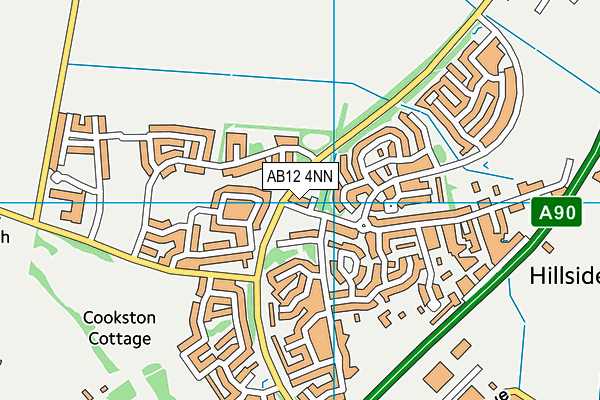 AB12 4NN map - OS VectorMap District (Ordnance Survey)