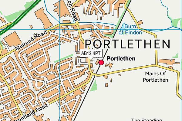 Map of THE PORTY WATERING HOLE LTD at district scale