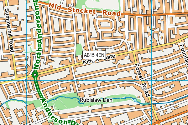 AB15 4EN map - OS VectorMap District (Ordnance Survey)