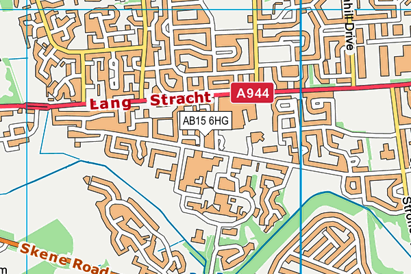 AB15 6HG map - OS VectorMap District (Ordnance Survey)
