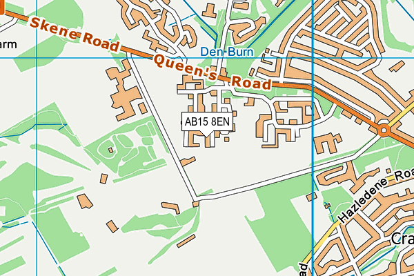 AB15 8EN map - OS VectorMap District (Ordnance Survey)