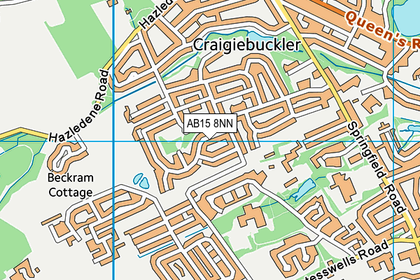 AB15 8NN map - OS VectorMap District (Ordnance Survey)