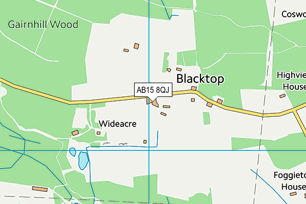 AB15 8QJ map - OS VectorMap District (Ordnance Survey)