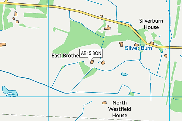 AB15 8QN map - OS VectorMap District (Ordnance Survey)