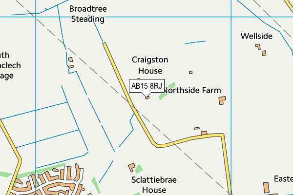 AB15 8RJ map - OS VectorMap District (Ordnance Survey)