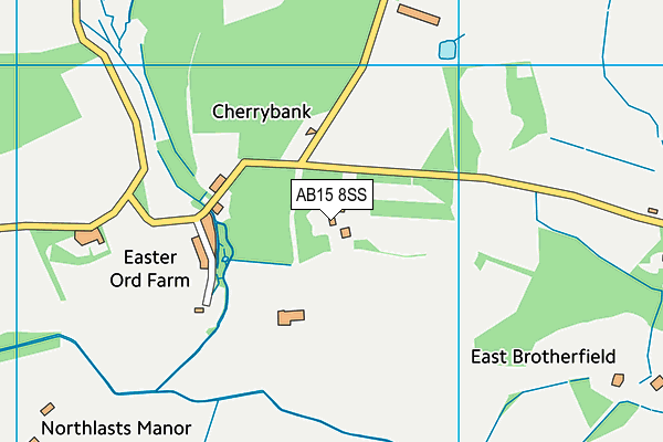 AB15 8SS map - OS VectorMap District (Ordnance Survey)