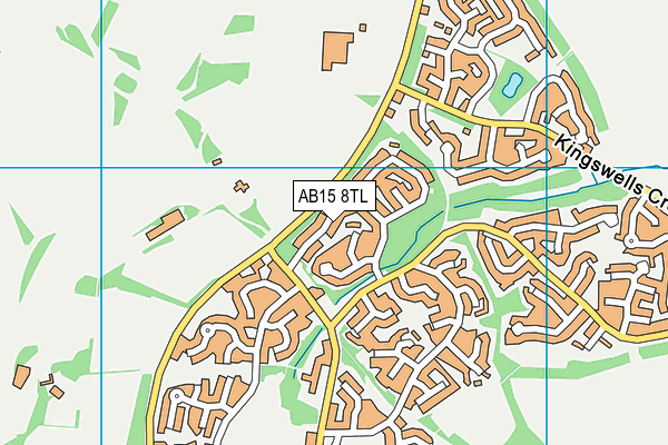 AB15 8TL map - OS VectorMap District (Ordnance Survey)
