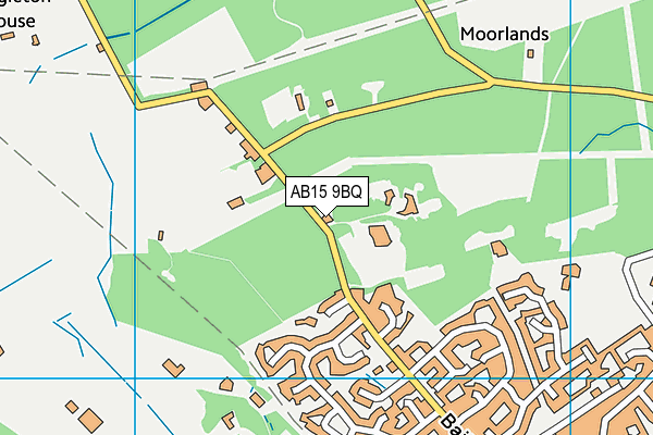 AB15 9BQ map - OS VectorMap District (Ordnance Survey)
