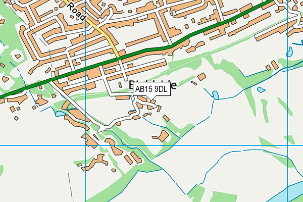 AB15 9DL map - OS VectorMap District (Ordnance Survey)