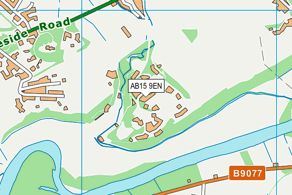 AB15 9EN map - OS VectorMap District (Ordnance Survey)