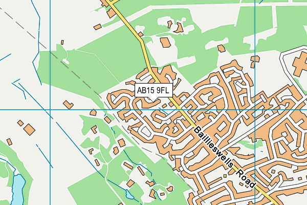 AB15 9FL map - OS VectorMap District (Ordnance Survey)