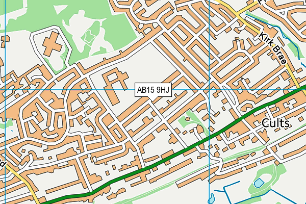 AB15 9HJ map - OS VectorMap District (Ordnance Survey)