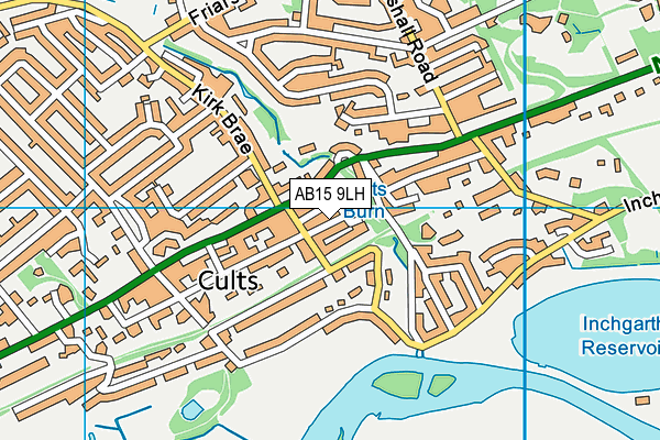 AB15 9LH map - OS VectorMap District (Ordnance Survey)