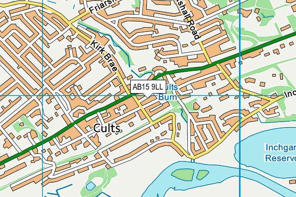 AB15 9LL map - OS VectorMap District (Ordnance Survey)
