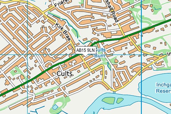 AB15 9LN map - OS VectorMap District (Ordnance Survey)