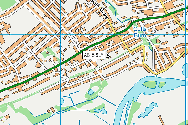 AB15 9LY map - OS VectorMap District (Ordnance Survey)