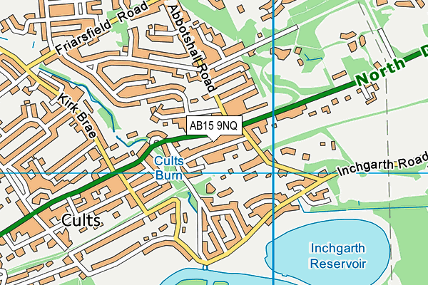 AB15 9NQ map - OS VectorMap District (Ordnance Survey)