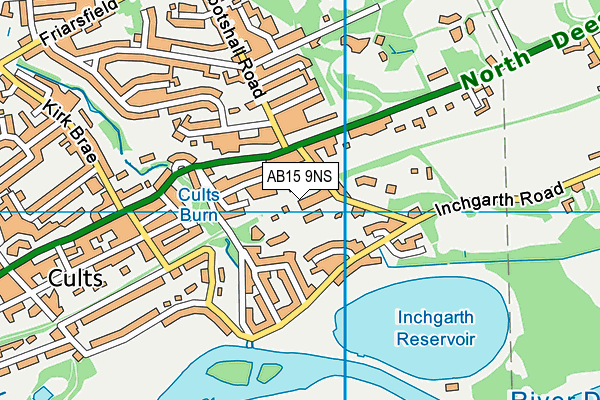 AB15 9NS map - OS VectorMap District (Ordnance Survey)