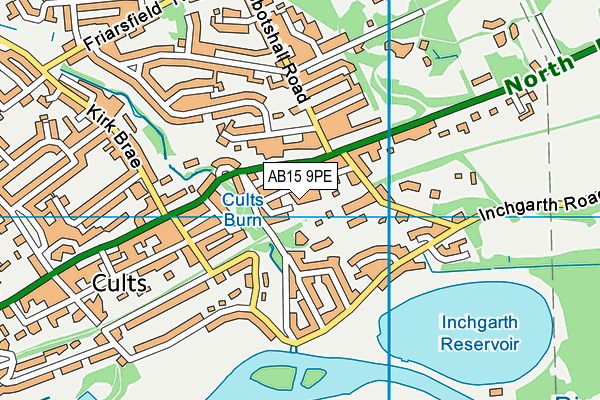 AB15 9PE map - OS VectorMap District (Ordnance Survey)