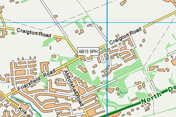 AB15 9PH map - OS VectorMap District (Ordnance Survey)