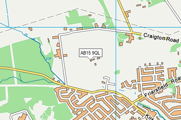 AB15 9QL map - OS VectorMap District (Ordnance Survey)