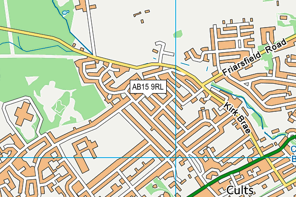 AB15 9RL map - OS VectorMap District (Ordnance Survey)