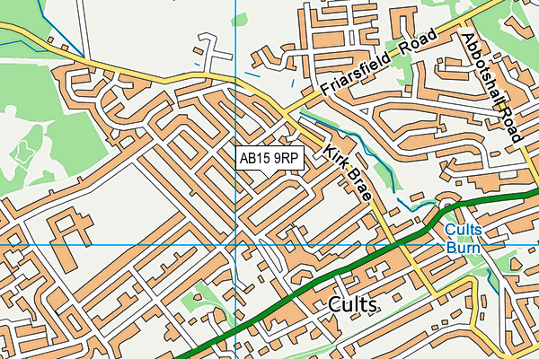 AB15 9RP map - OS VectorMap District (Ordnance Survey)