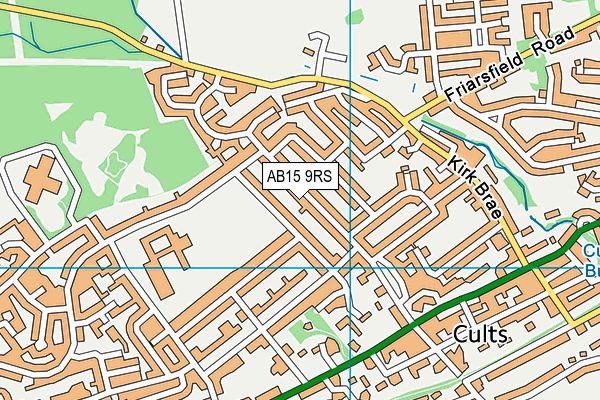 AB15 9RS map - OS VectorMap District (Ordnance Survey)