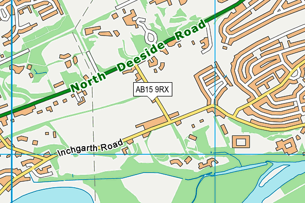 AB15 9RX map - OS VectorMap District (Ordnance Survey)