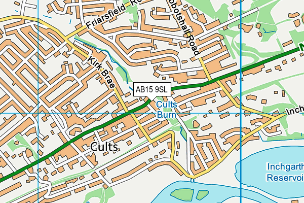 AB15 9SL map - OS VectorMap District (Ordnance Survey)