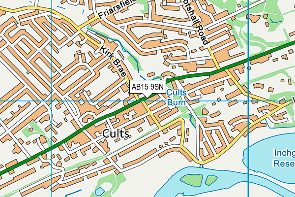 AB15 9SN map - OS VectorMap District (Ordnance Survey)
