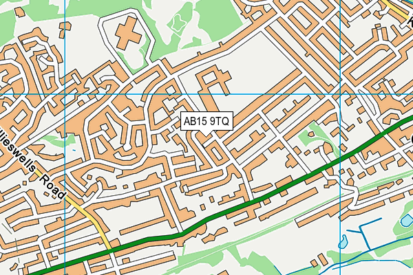 AB15 9TQ map - OS VectorMap District (Ordnance Survey)