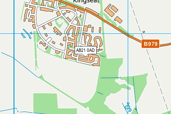 AB21 0AD map - OS VectorMap District (Ordnance Survey)