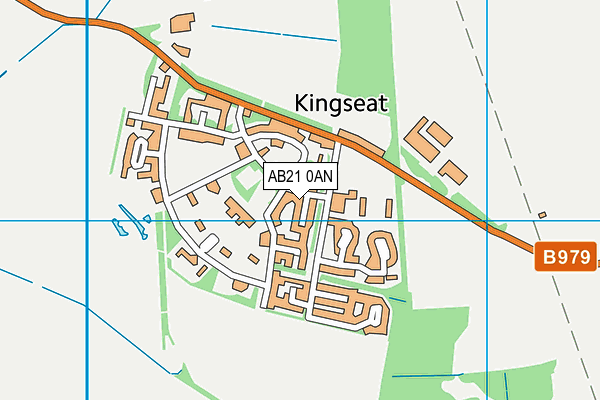 AB21 0AN map - OS VectorMap District (Ordnance Survey)