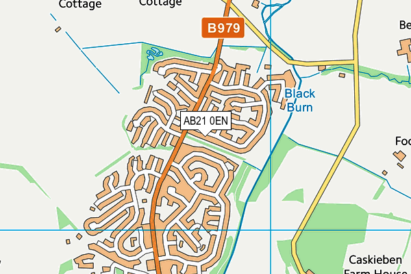 AB21 0EN map - OS VectorMap District (Ordnance Survey)