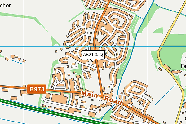 AB21 0JQ map - OS VectorMap District (Ordnance Survey)