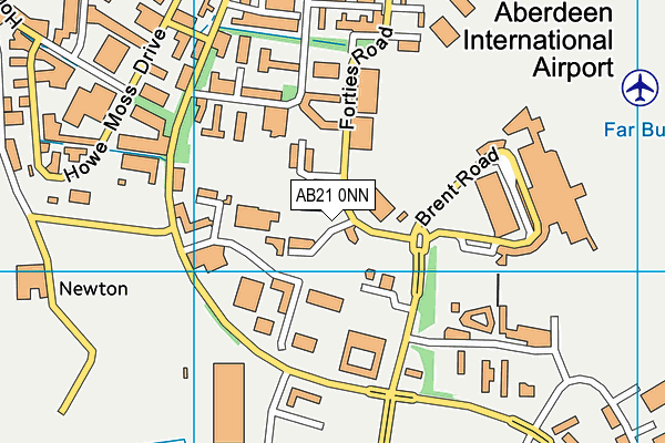 AB21 0NN map - OS VectorMap District (Ordnance Survey)