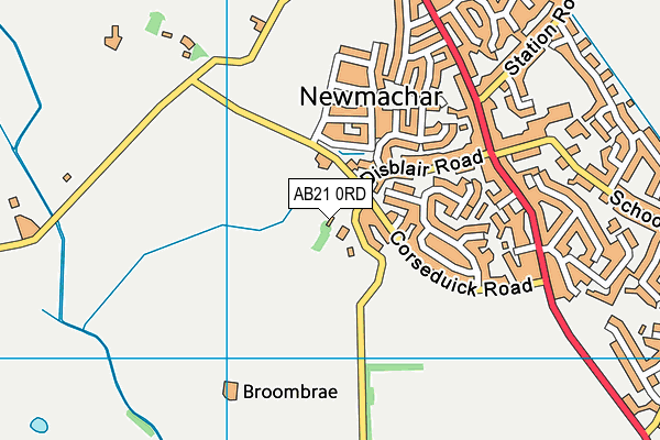 AB21 0RD map - OS VectorMap District (Ordnance Survey)