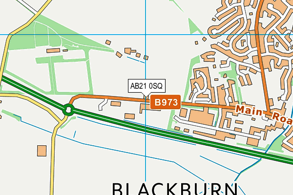 AB21 0SQ map - OS VectorMap District (Ordnance Survey)