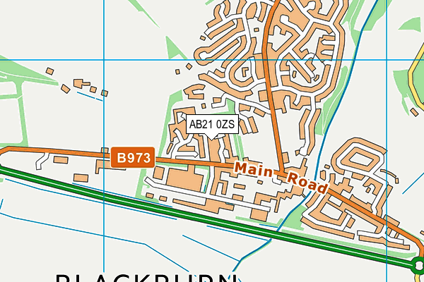 AB21 0ZS map - OS VectorMap District (Ordnance Survey)