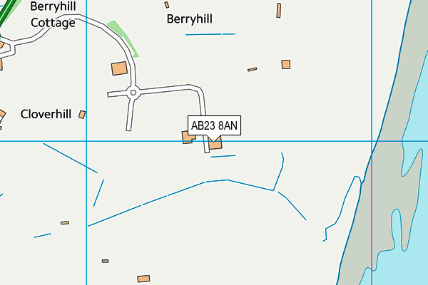 AB23 8AN map - OS VectorMap District (Ordnance Survey)