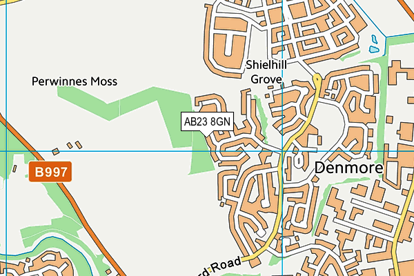 AB23 8GN map - OS VectorMap District (Ordnance Survey)