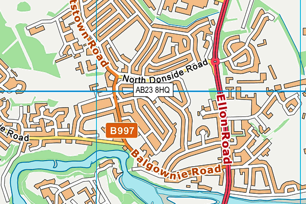 AB23 8HQ map - OS VectorMap District (Ordnance Survey)