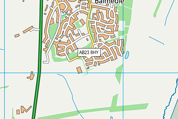 AB23 8HY map - OS VectorMap District (Ordnance Survey)