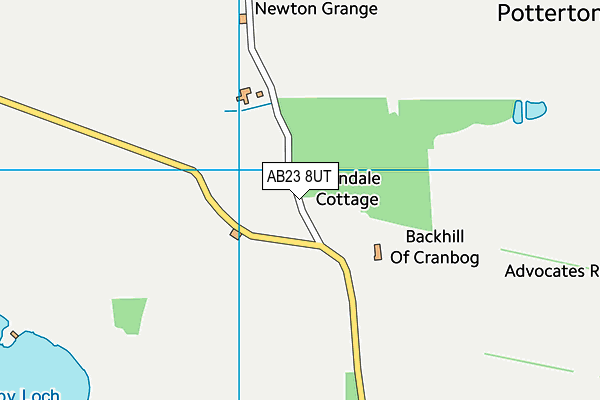 AB23 8UT map - OS VectorMap District (Ordnance Survey)